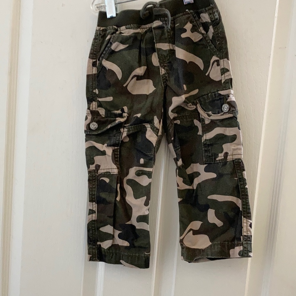 FINAL MARKDOWN 
Lee cargo style camo slacks 18 months